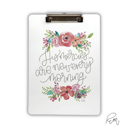 CLIPBOARD | "Morning Mercies" featuring art by Emily