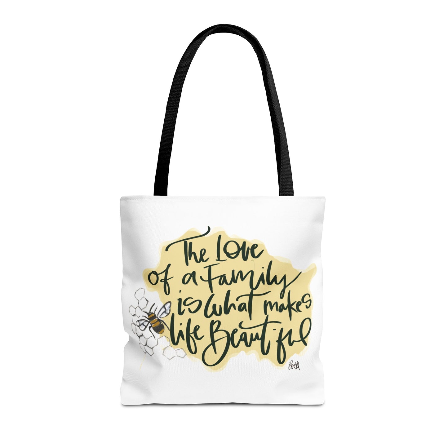 TOTE BAG | "The Love of a Family" featuring art by Jen Bell