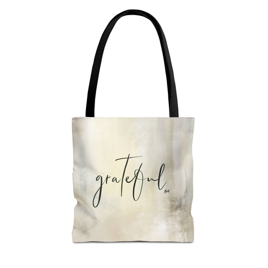 TOTE BAG | "Grateful" featuring art by Jen Bell