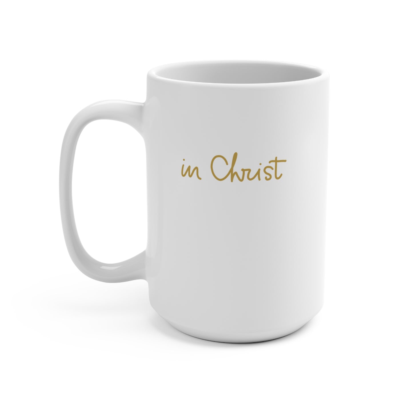 CERAMIC MUG | "In Christ" featuring art by Jen Bell (15 oz.)