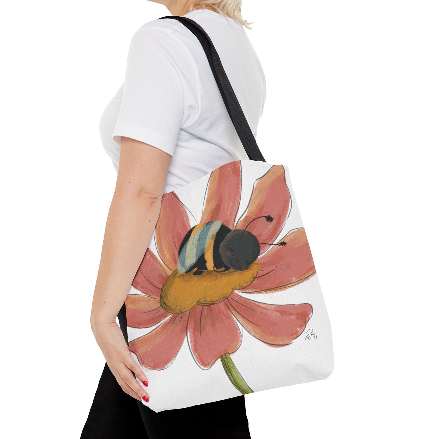 TOTE BAG | "Little Bee" featuring art by Emily