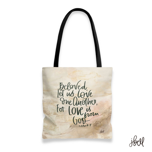 TOTE BAG | "Love One Another" featuring art by Jen Bell