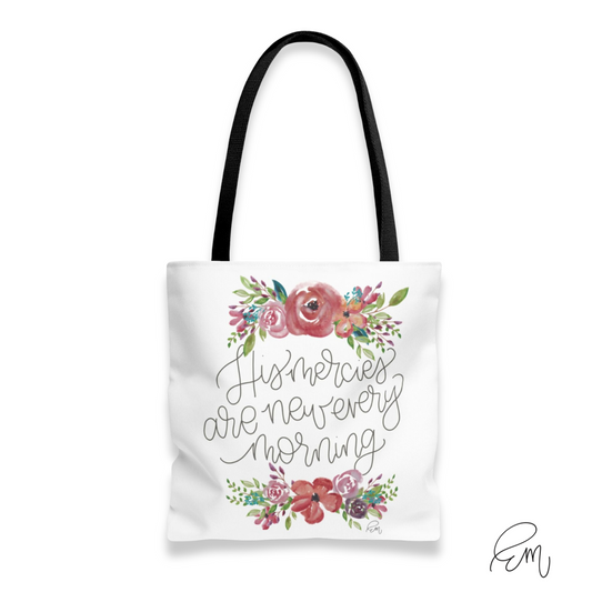 TOTE BAG | "Morning Mercies" featuring art by Emily