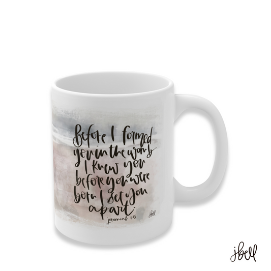 CERAMIC MUG | "Set Apart" featuring art by Jen Bell (11 oz)