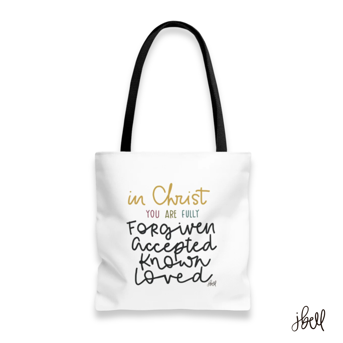 TOTE BAG | "In Christ" featuring art by Jen Bell