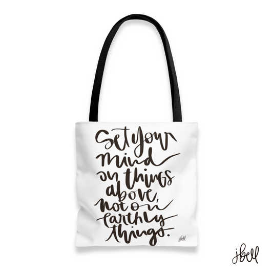 TOTE BAG | "Set Your Mind" featuring art by Jen Bell