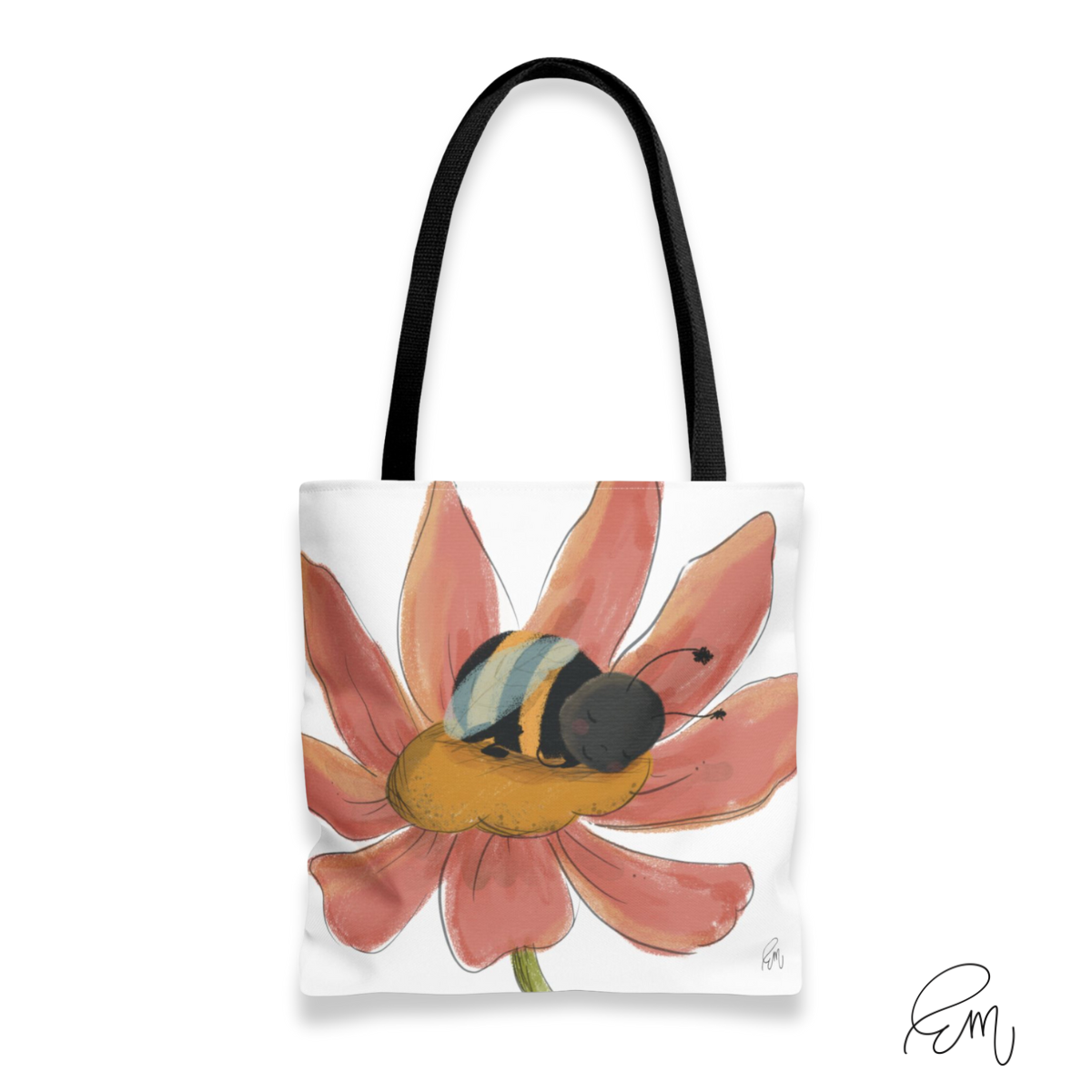 TOTE BAG | "Little Bee" featuring art by Emily